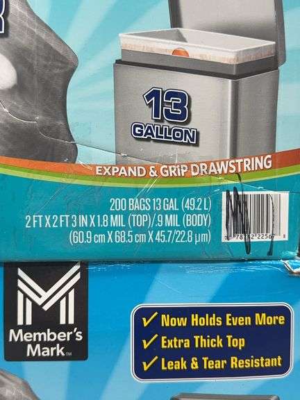 (2) BOXES OF TRASH BAGS