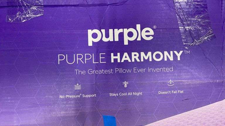 PURPLE HARMONY PILLOW IN BOX