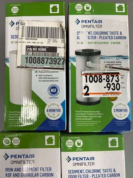 (4) PENTAIR OMNIFILTERS IN BOXES