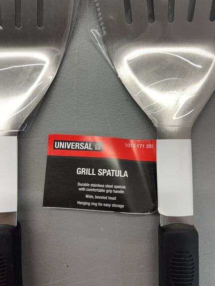 GRILL TONGS & (2) SPATULAS