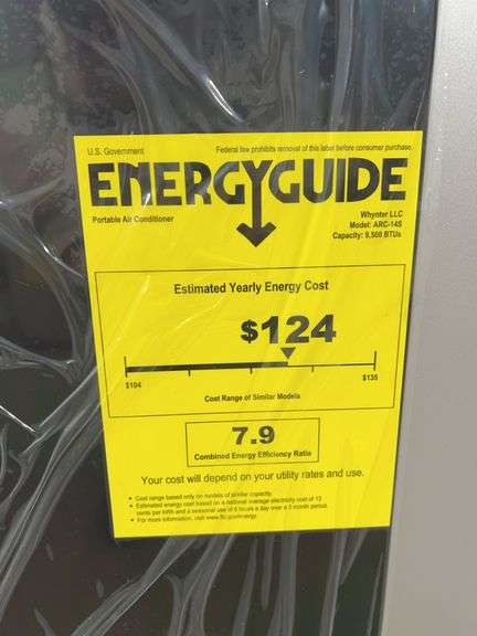 WHYNTER PORTABLE AIR CONDITIONER