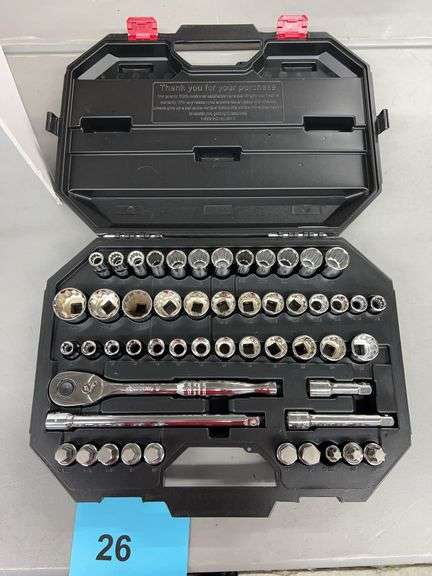 HUSKY 25PC MECHANICS TOOL SET IN CASE