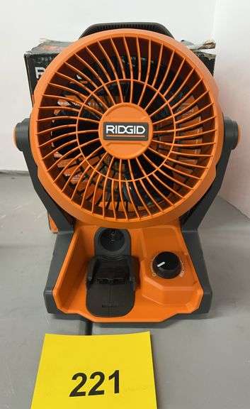 RIDGID 18V HYBRID JOBSITE FAN W/ BOX (TOOL ONLY)