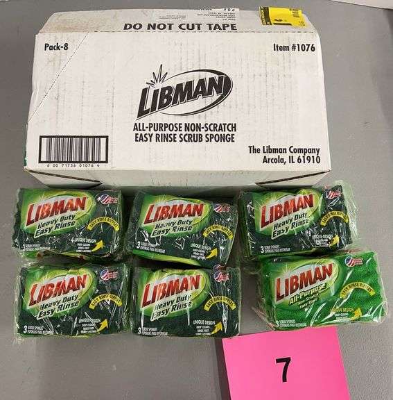 (14) PACKS OF LIBMAN SCRUB SPONGES