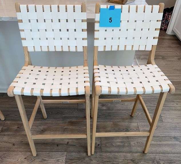 (2) SAFAVIEH BAR STOOLS