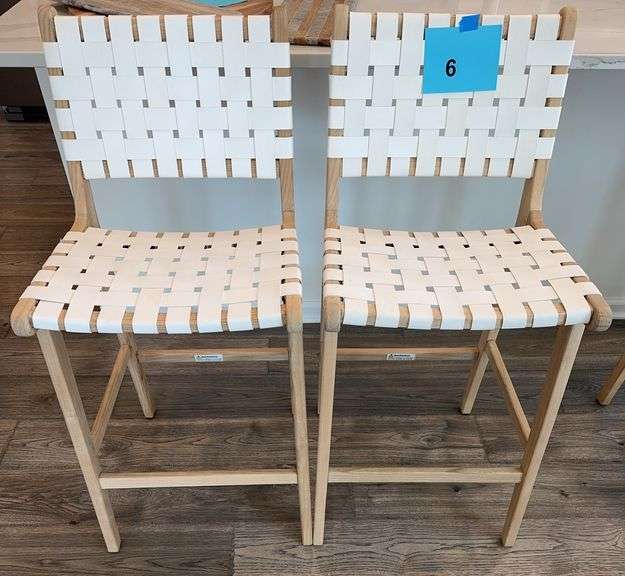(2) SAFAVIEH BAR STOOLS
