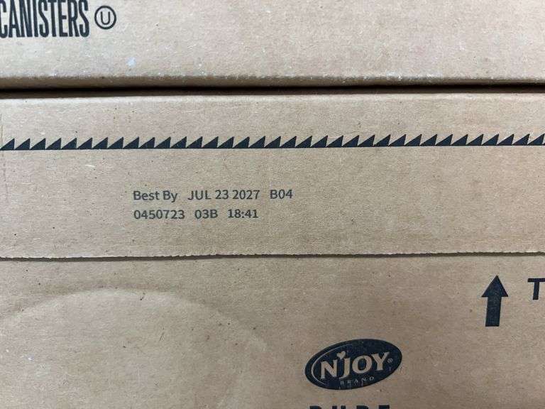 (4) BOXES OF NJOY PURE SUGAR