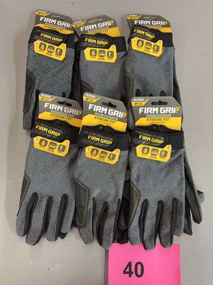 (6) PAIRS OF FIRM GRIP GLOVES - SIZE XL