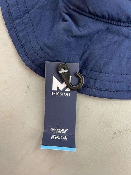 (3) MISSION COOLING HATS - BLUE