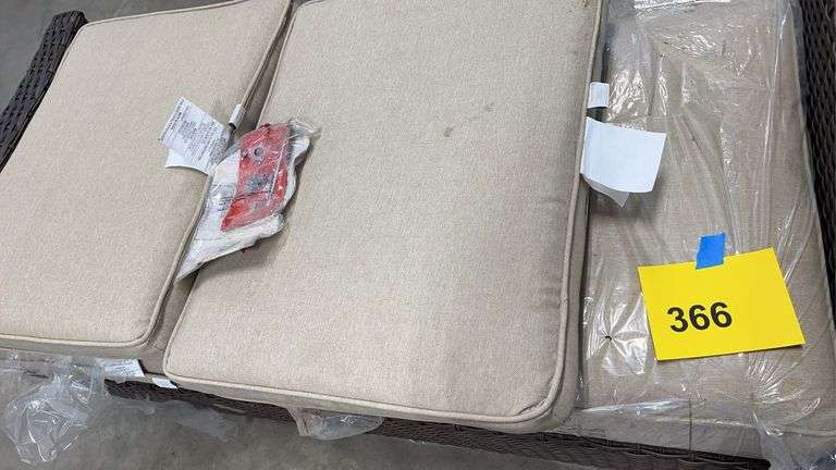 ALL WEATHER PATIO LOVESEAT - BROWN