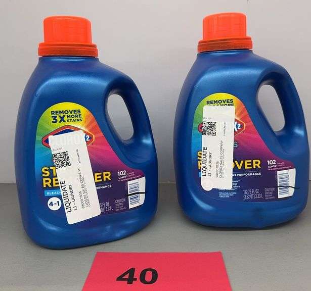 (2) JUGS OF CLOROX COLORS