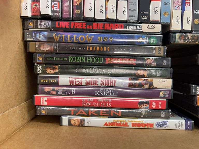 APPROX 50 ASSORTED DVDS