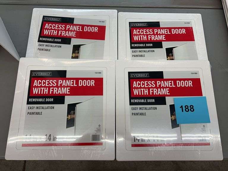 (4) EVERBILT ACCESS PANEL DOORS W/ FRAMES