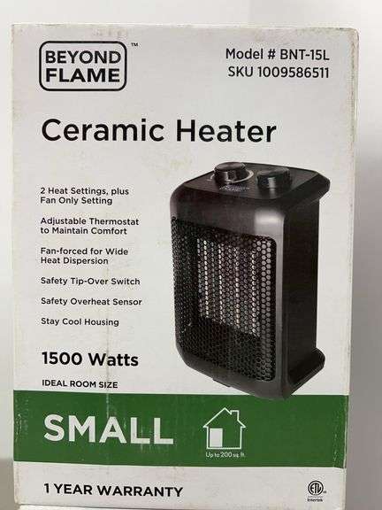 (2) BEYOND FLAME CERAMIC HEATERS IN BOXES