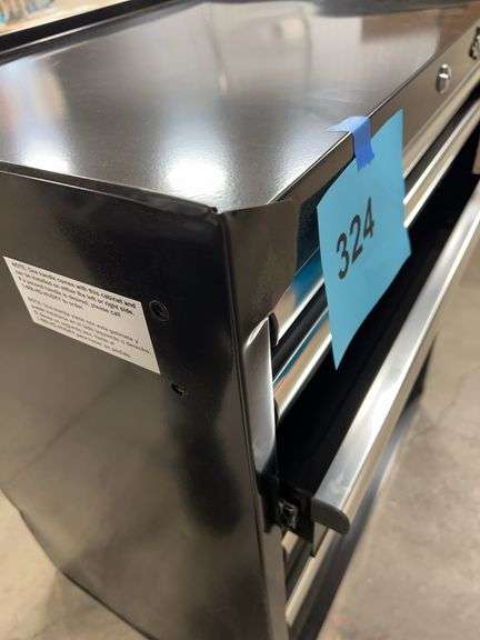 HUSKY 5 DRAWER TOOL BOX W/ KEYS - BLACK