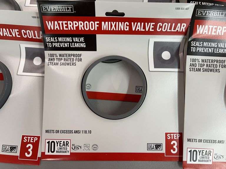 (15) EVERBILT WATERPROOF MIXING VALVE COLLARS