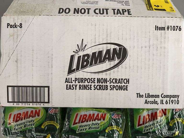 (14) PACKS OF LIBMAN SCRUB SPONGES