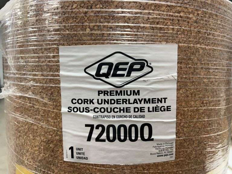 ROLL OF QEP PREMIUM CORK UNDERLAYMENT