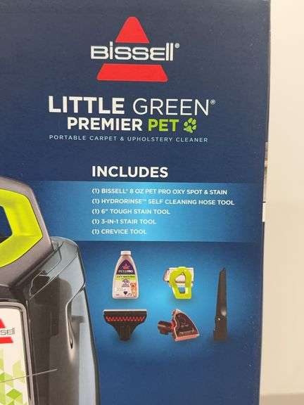BISSELL LITTLE GREEN PREMIER PET CLEANER IN BOX
