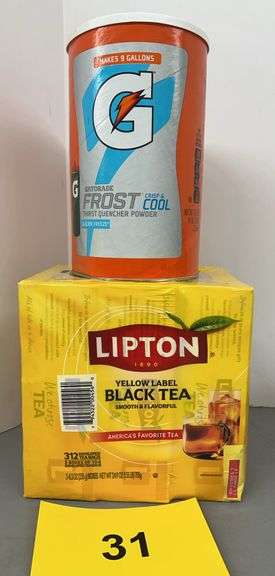 2PC DRINK MIX LOT - LIPTON & GATORADE