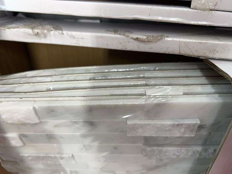 (4) BOXES OF TILE PANELS