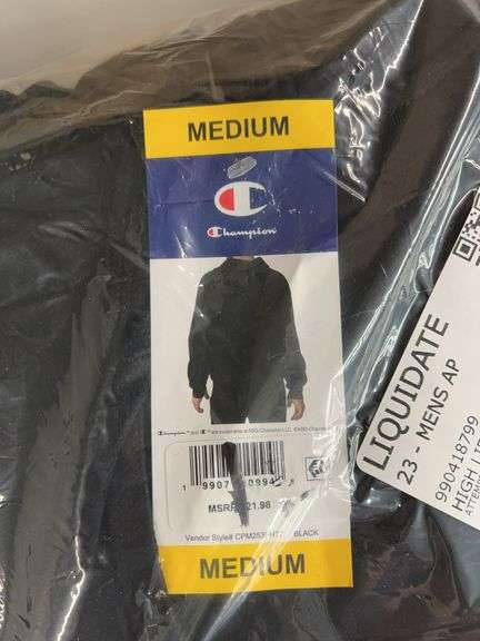 MENS CHAMPION SWEATSHIRT & JOGGERS - SIZE M