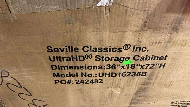 SEVILLE CLASSICS STORAGE CABINET IN BOX