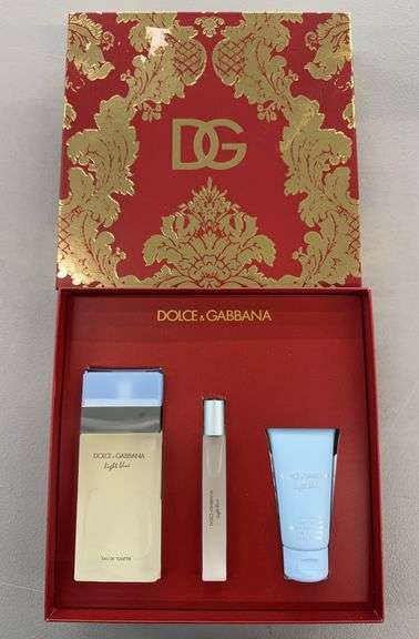 DOLCE & GABANA LIGHT BLUE GIFT SET IN BOX