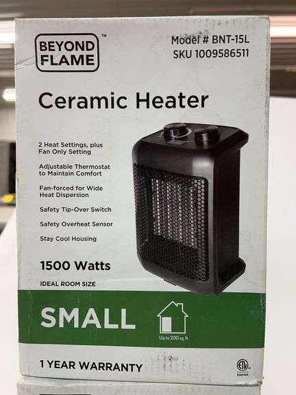 (2) BEYOND FLAME CERAMIC HEATERS IN BOXES
