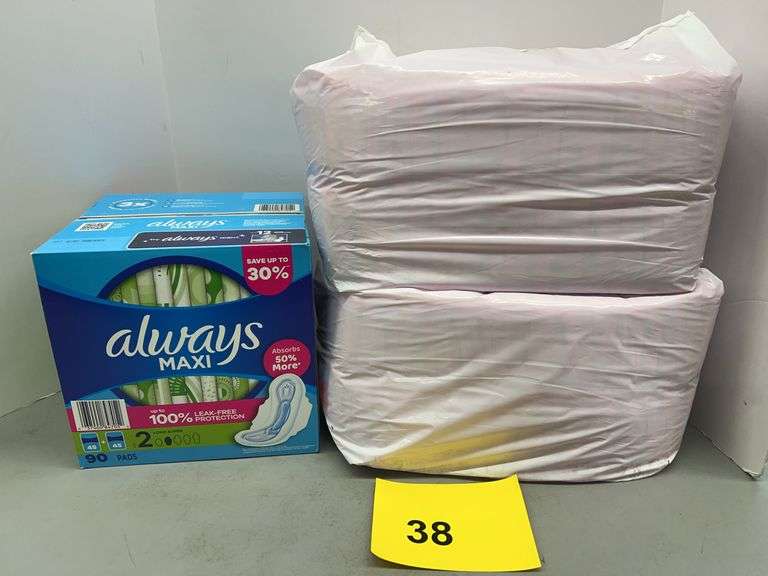 (3) PACKS OF WOMENS PADS