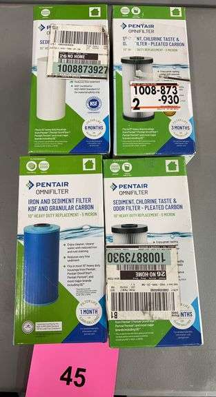 (4) PENTAIR OMNIFILTERS IN BOXES