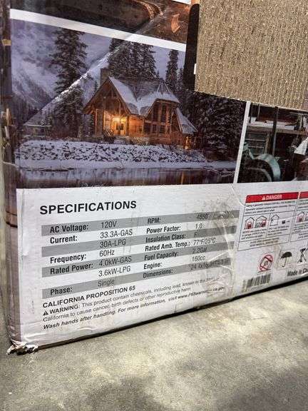 GENMAX DUAL FUEL INVERTER GENERATOR IN BOX