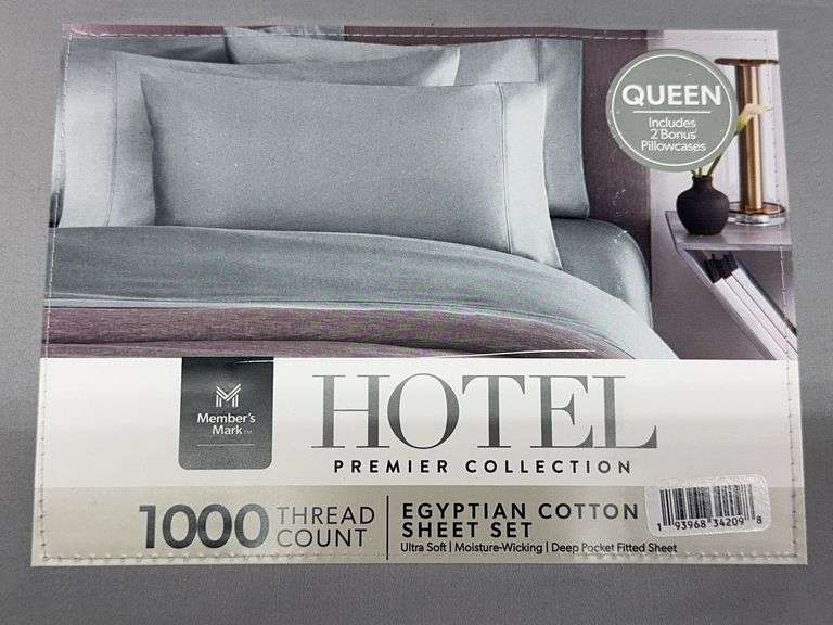 QUEEN EGYPTIAN COTTON SHEET SET