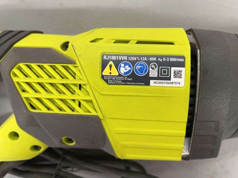 RYOBI 12 AMP RECIPROCATING SAW