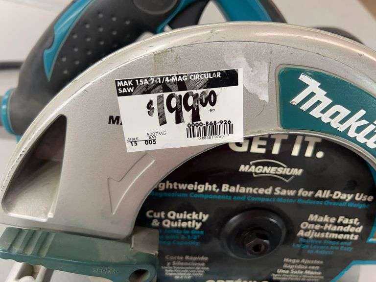 MAKITA 15A 7-1/4" CIRCULAR SAW