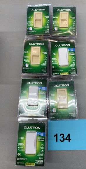 (7) LUTRON LED+ DIMMERS - Earl's Auction Company