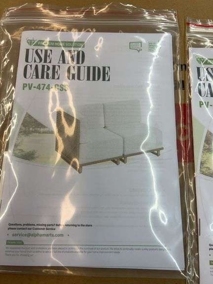 PREMIUM HOME SOLUTION 4PC PATIO SEATING SET IN BOXES