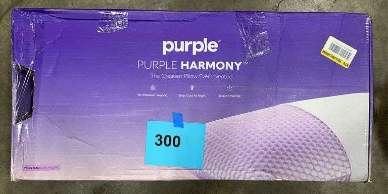 PURPLE HARMONY PILLOW IN BOX