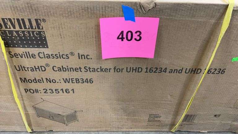 SEVILLE CLASSICS CABINET STACKER IN BOX