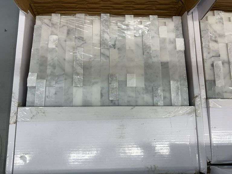 (4) BOXES OF TILE PANELS