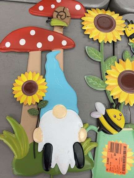 (3) METAL YARD STAKE SIGNS