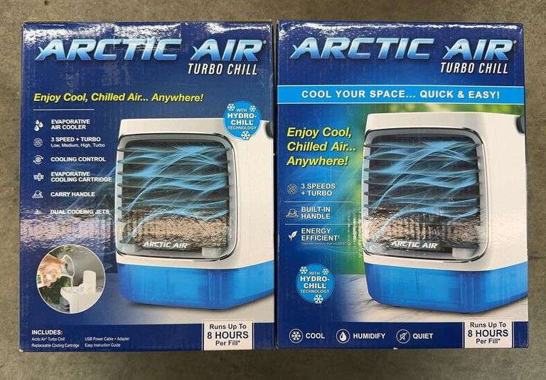 (2) ARCTIC AIR TURBO CHILLS IN BOX