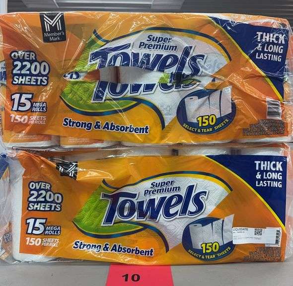 (2) PACKS OF PAPER TOWELS