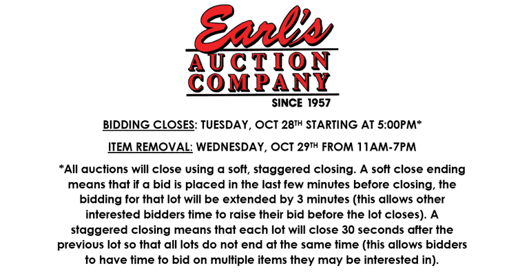 ENDS TUESDAY! ONLINE 10/24-10/28 (GREEN)