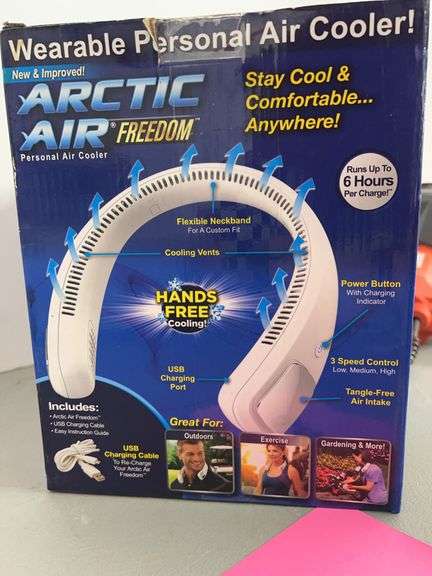 (4) ARCTIC AIR WEARABLE PERSONAL AIR COOLERS IN BOXES