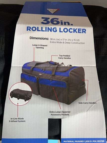 TRAVELERS CLUB 36" ROLLING LOCKER