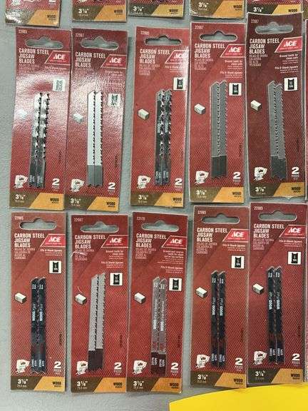 MISC LOT OF ACE JIG SAW BLADES