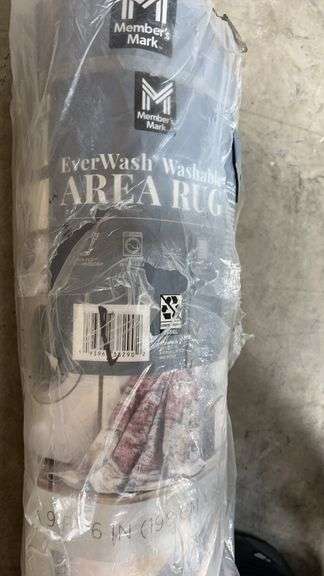 EVERWASH 7FTx10FT WASHABLE AREA RUG