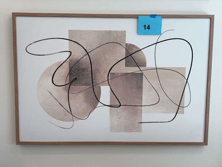 4FT FRAMED CANVAS WALL ART