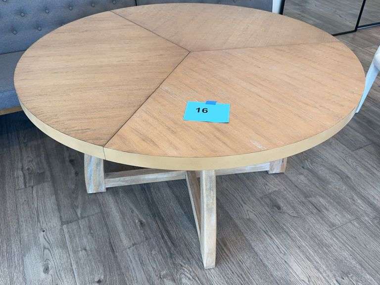 ROUND WOOD DINING TABLE